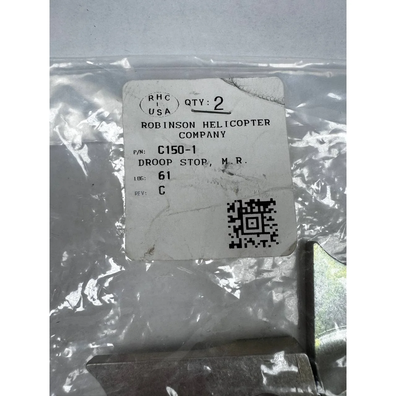 C150-1 — DROOP STOP MR