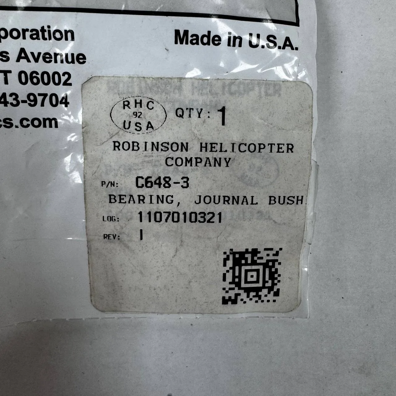 C648-3 — BEARING JOURNAL BUSHING MR HUB — изображение 2