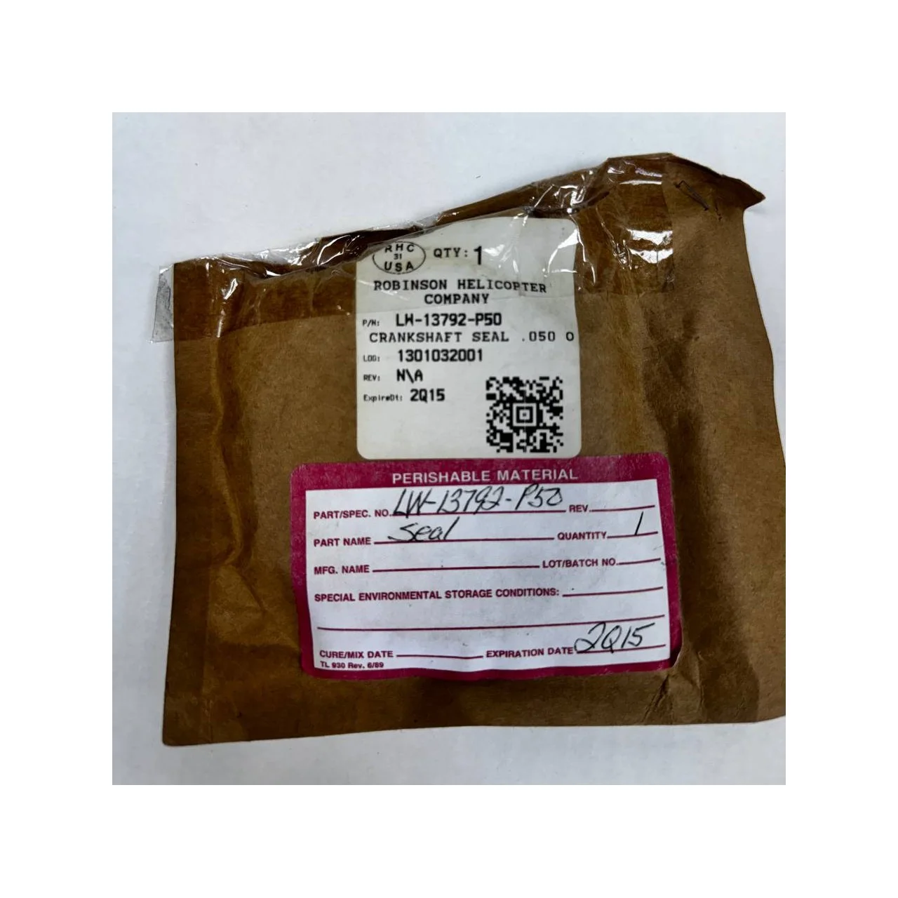 LW-13792-P50 — SEAL CRANKHAFT