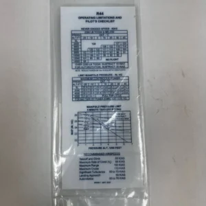 MT599-1 — R44 PILOT CHECKLIST