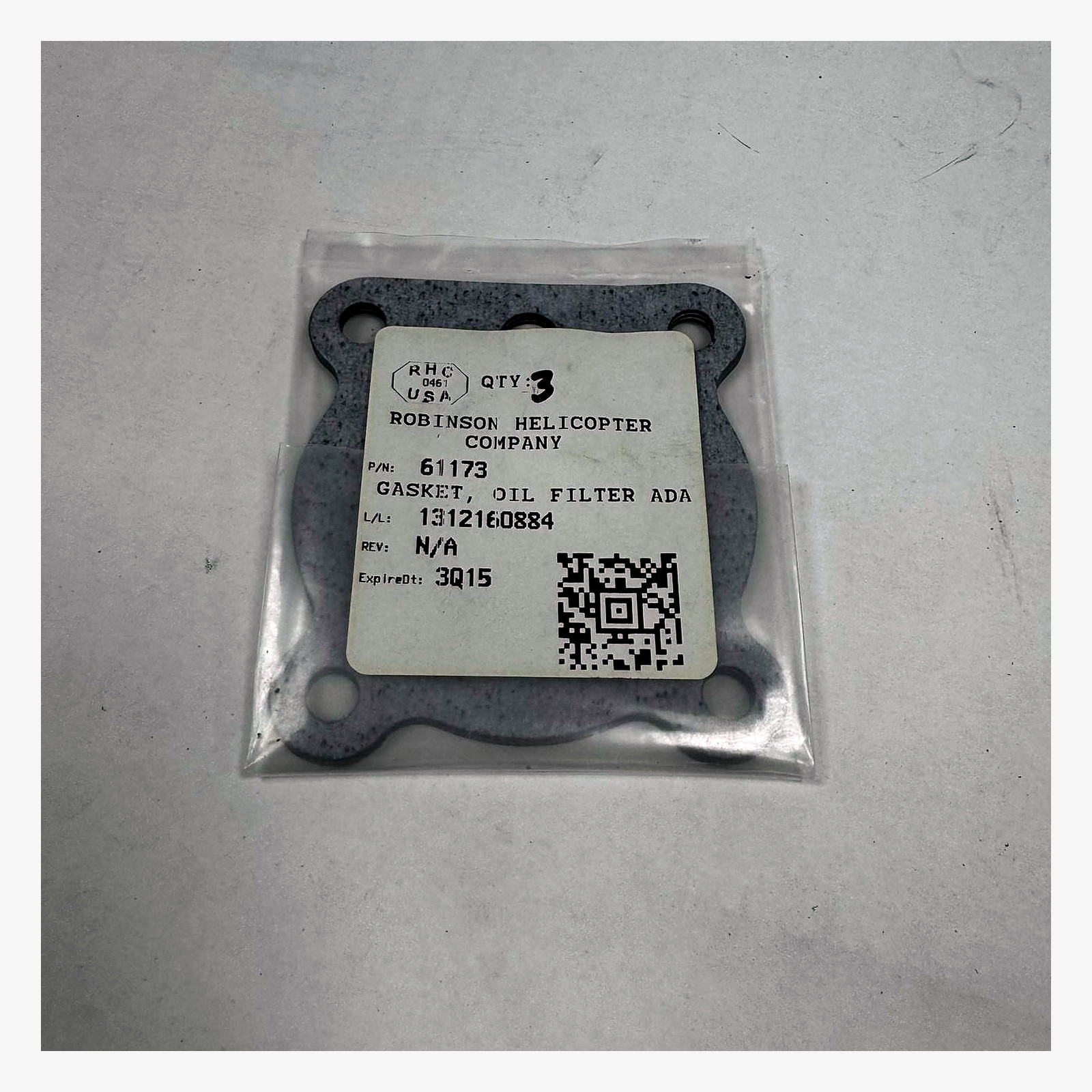 61173 — GASKET OIL FILTER ADAPTER