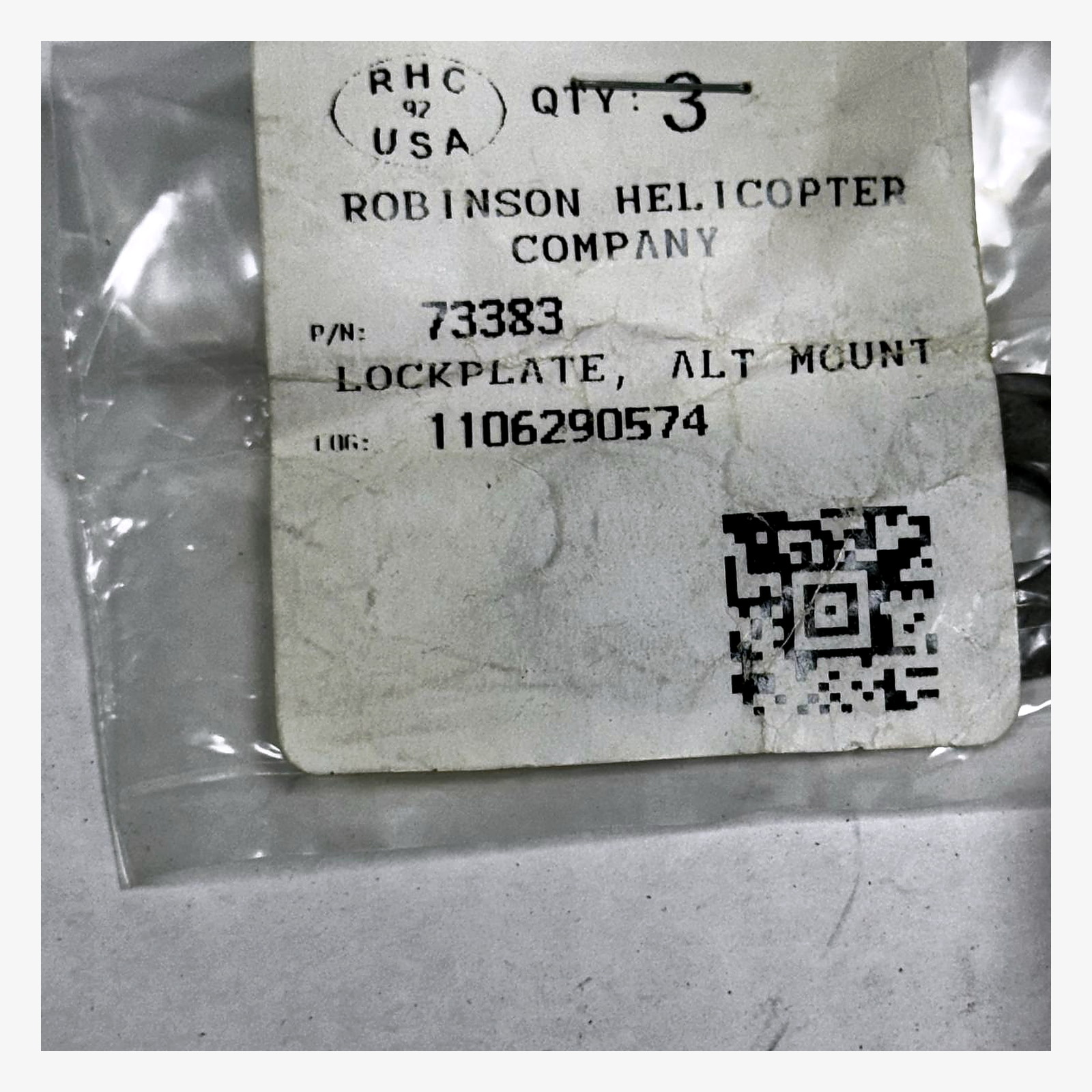73383 — LOCKPLATE ALTERNATOR MOUNT