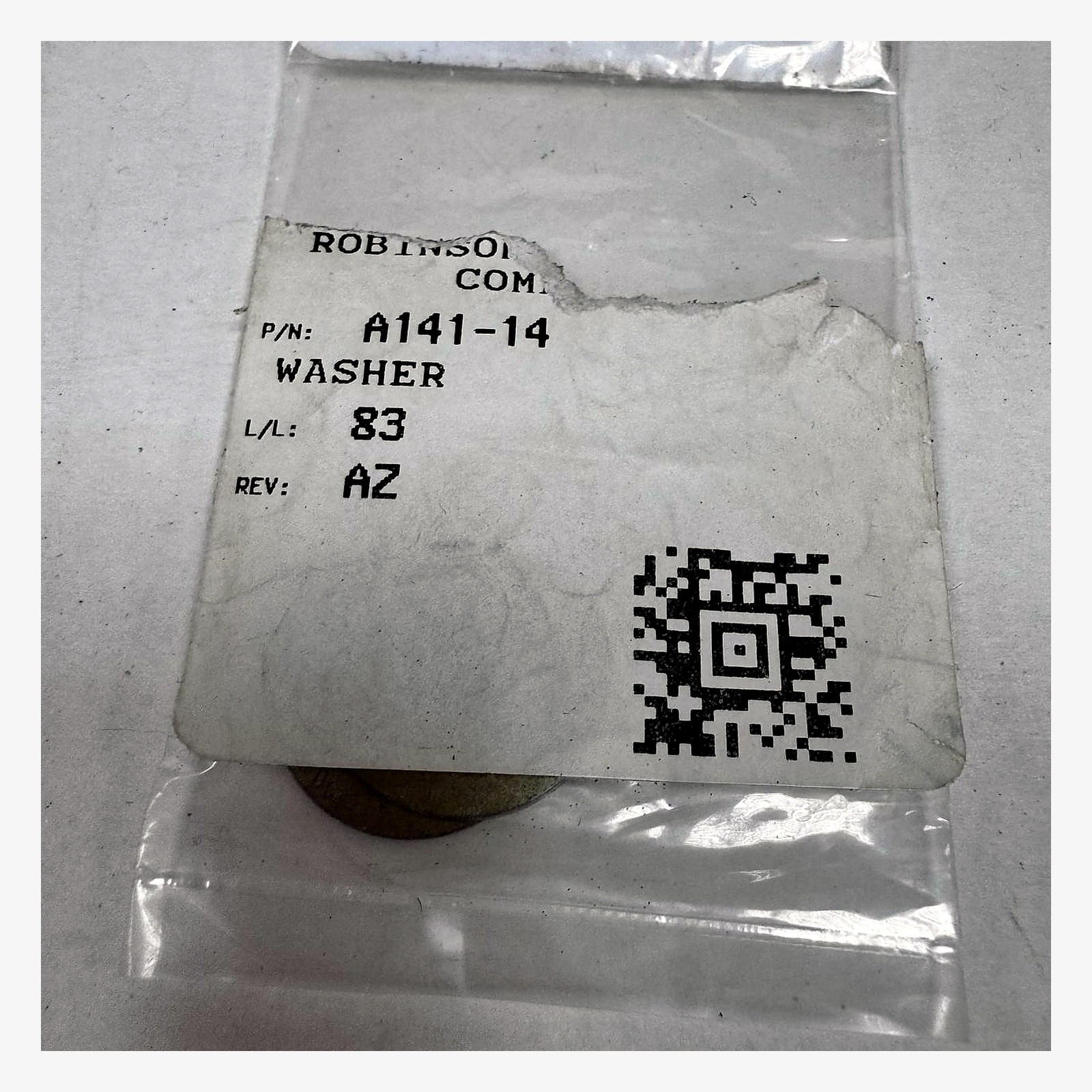 A141-14 — WASHER