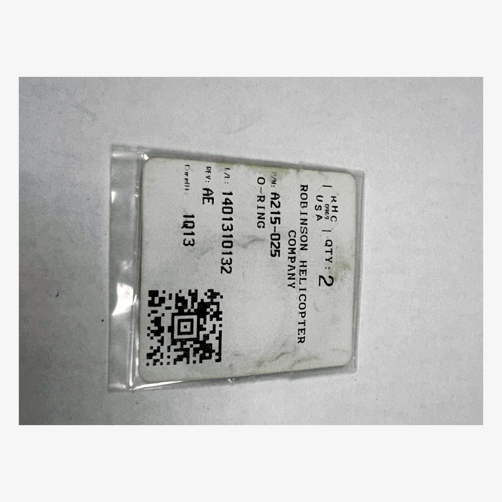 A215-025 — O-RING