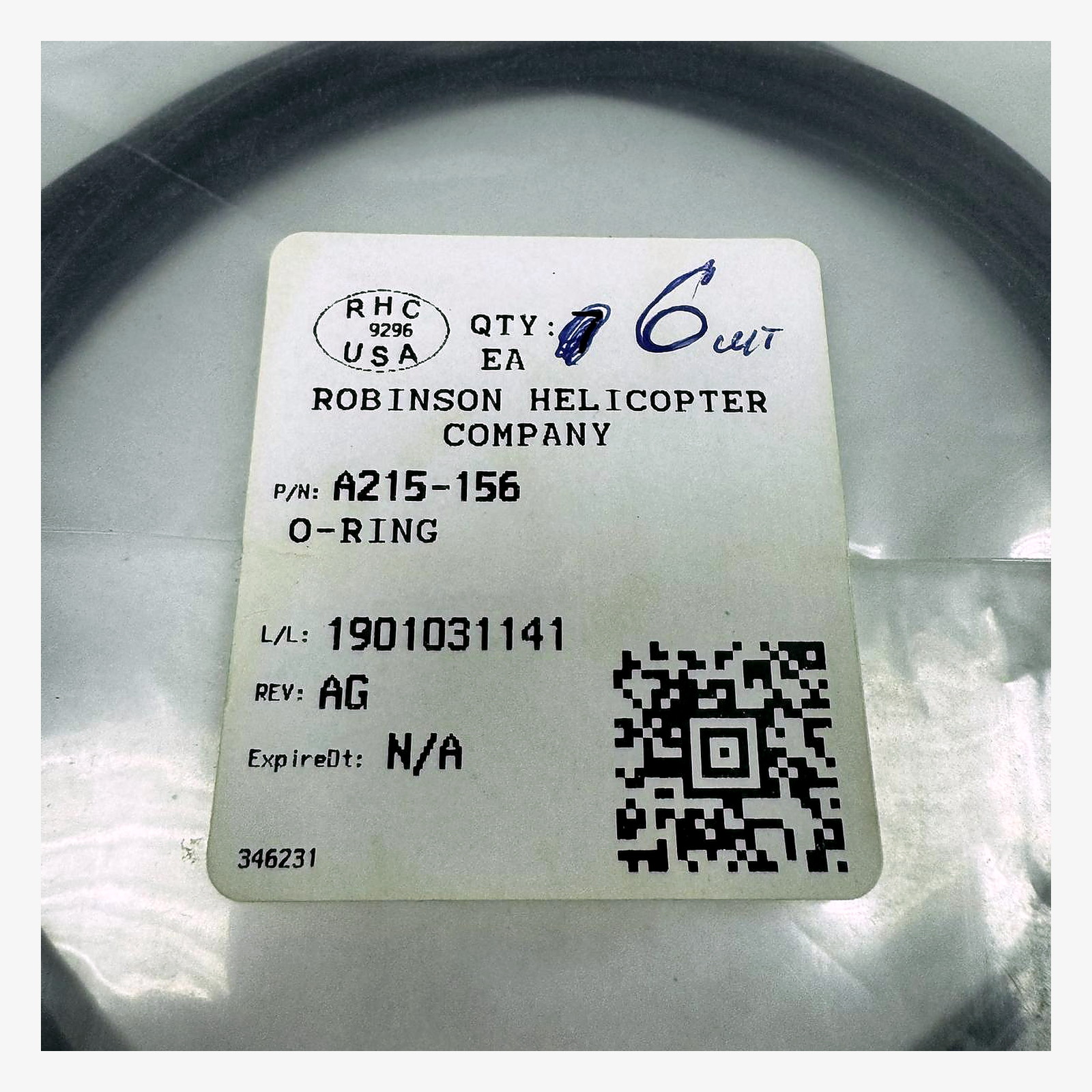 A215-156 — O-RING