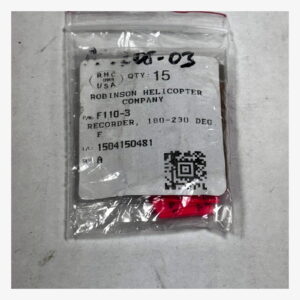 F110-3 — RECORDER 180-230 DEG