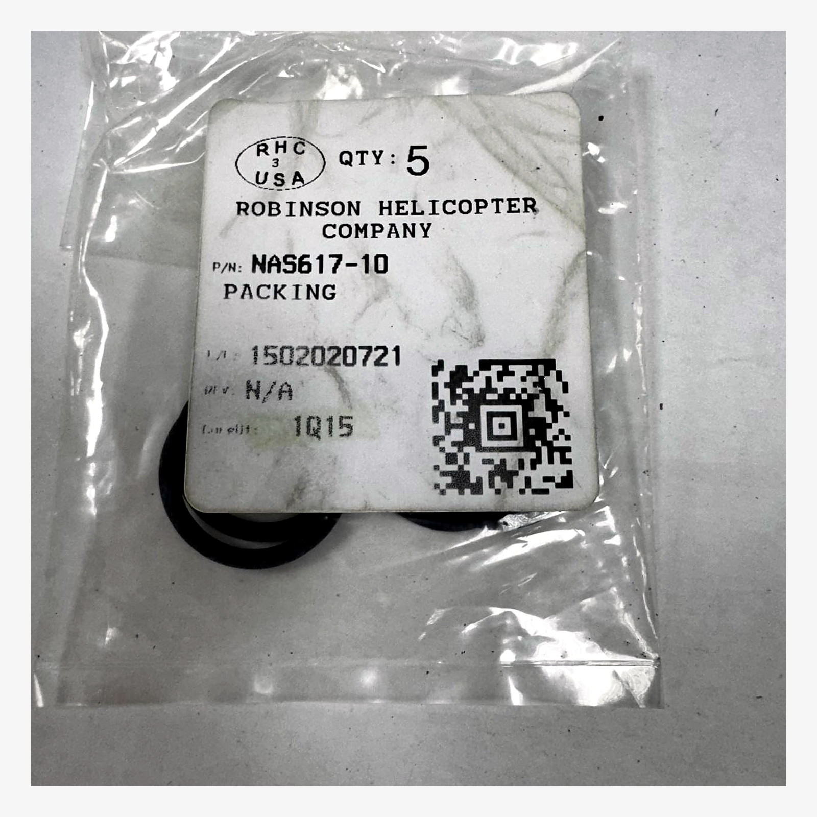 NAS617-10 — PACKING