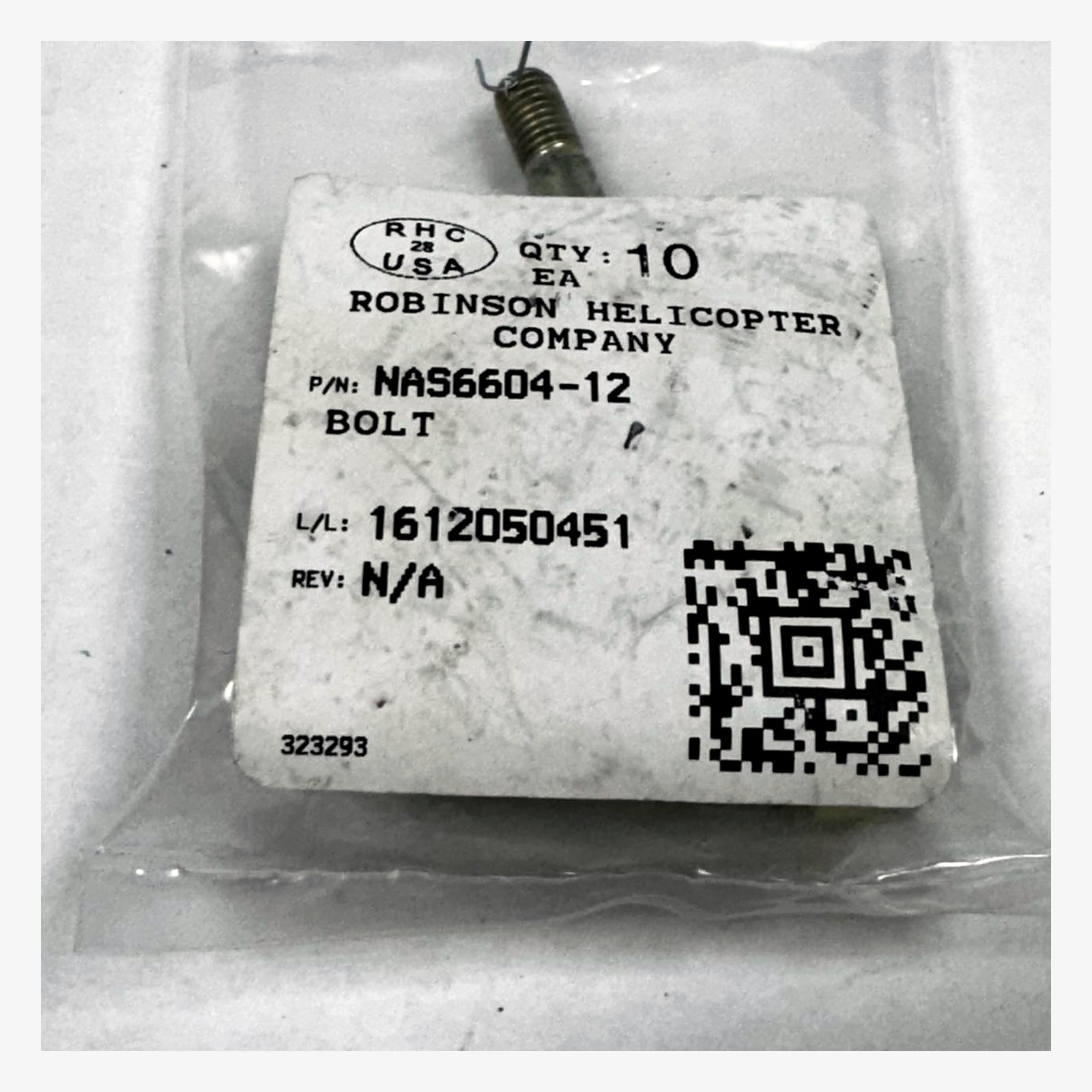 NAS6604-12 — BOLT