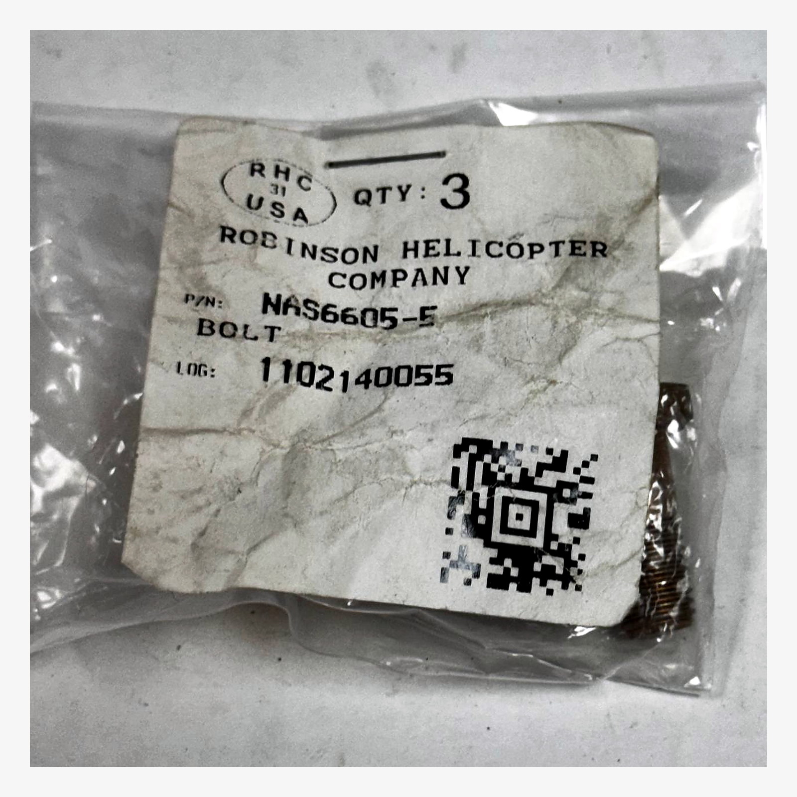NAS6605-5 — BOLT